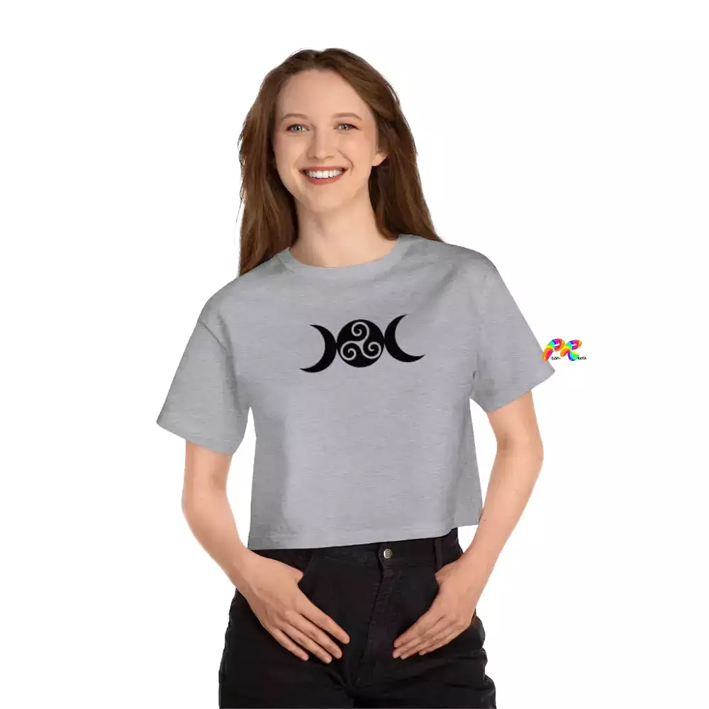 Stars and Moon Champion Women's Cropped Tee