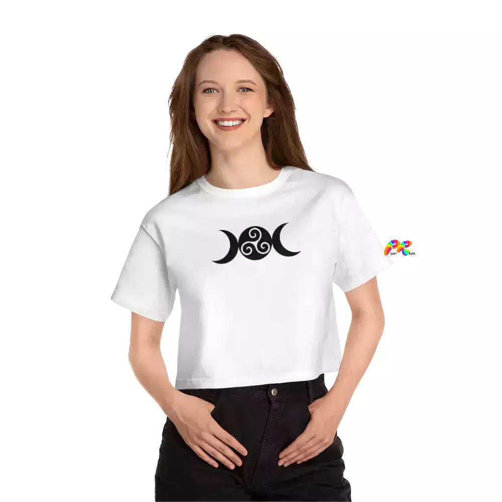 Stars and Moon Champion Women's Cropped Tee