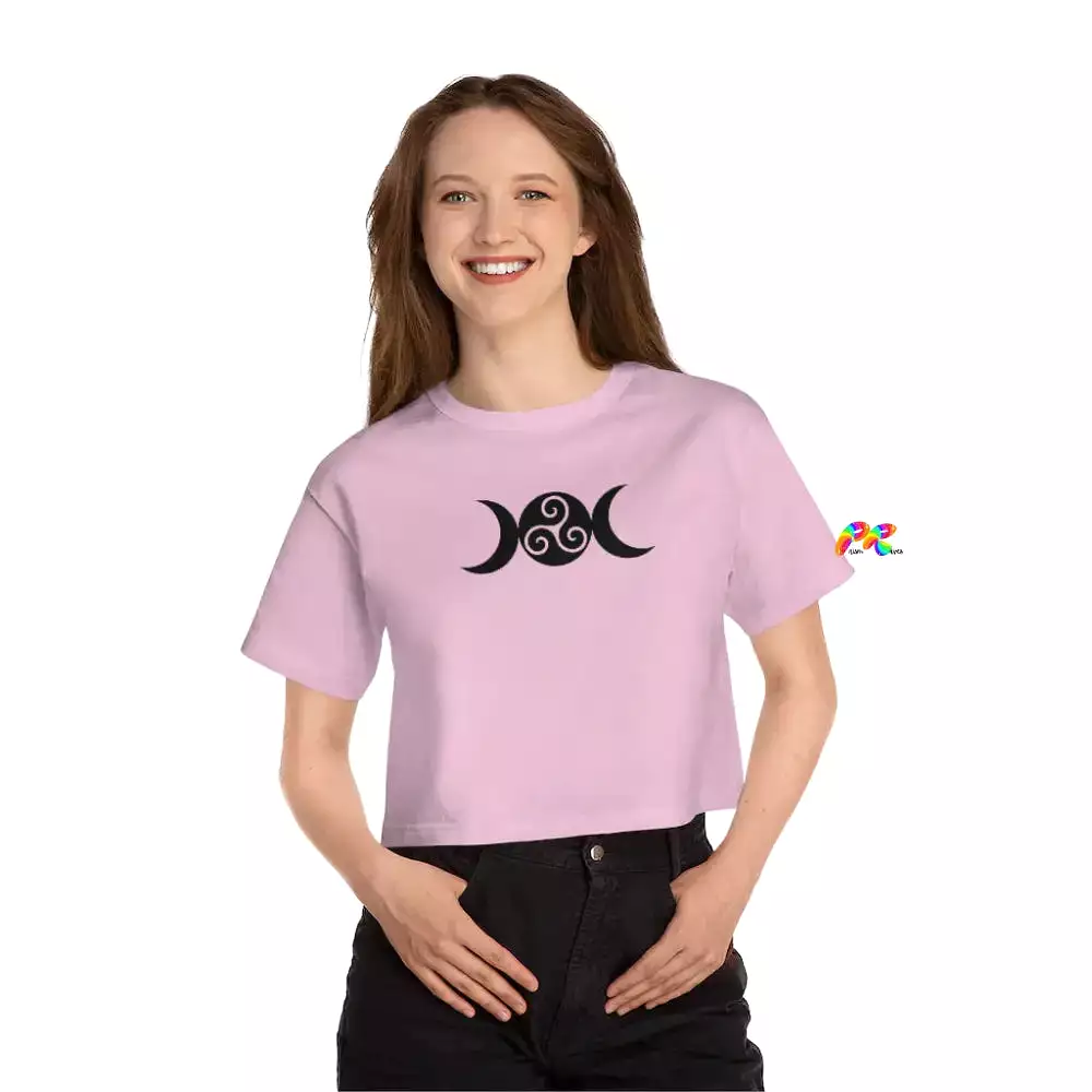 Stars and Moon Champion Women's Cropped Tee