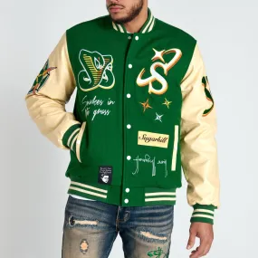 SUGAR HILL SERPENT LETTERMAN (GREEN) SH23-FALL-01