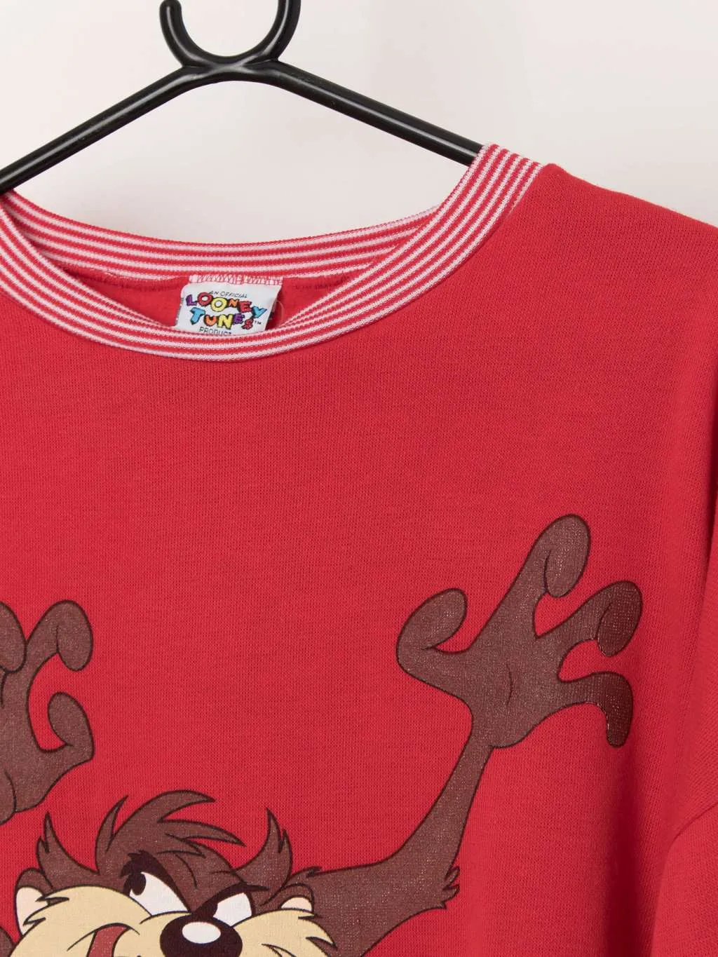 Vintage Tasmanian Devil Looney Tunes red sweatshirt – XL