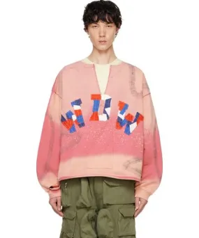 Who Decides War Pink Windowed Sweatshirt