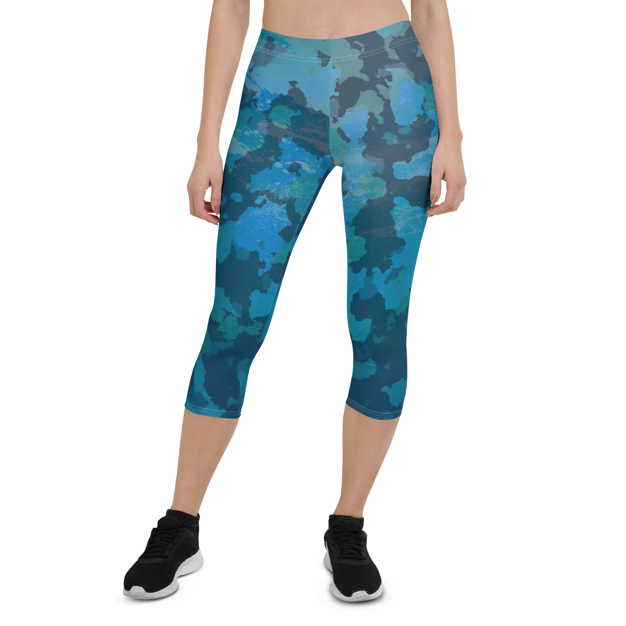 Women's CoastFlex Ocean Camo Capri Leggings