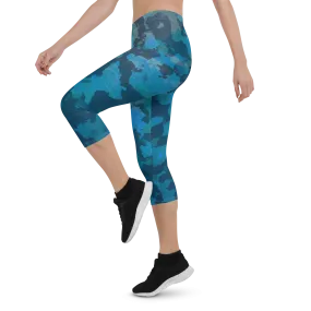 Women's CoastFlex Ocean Camo Capri Leggings