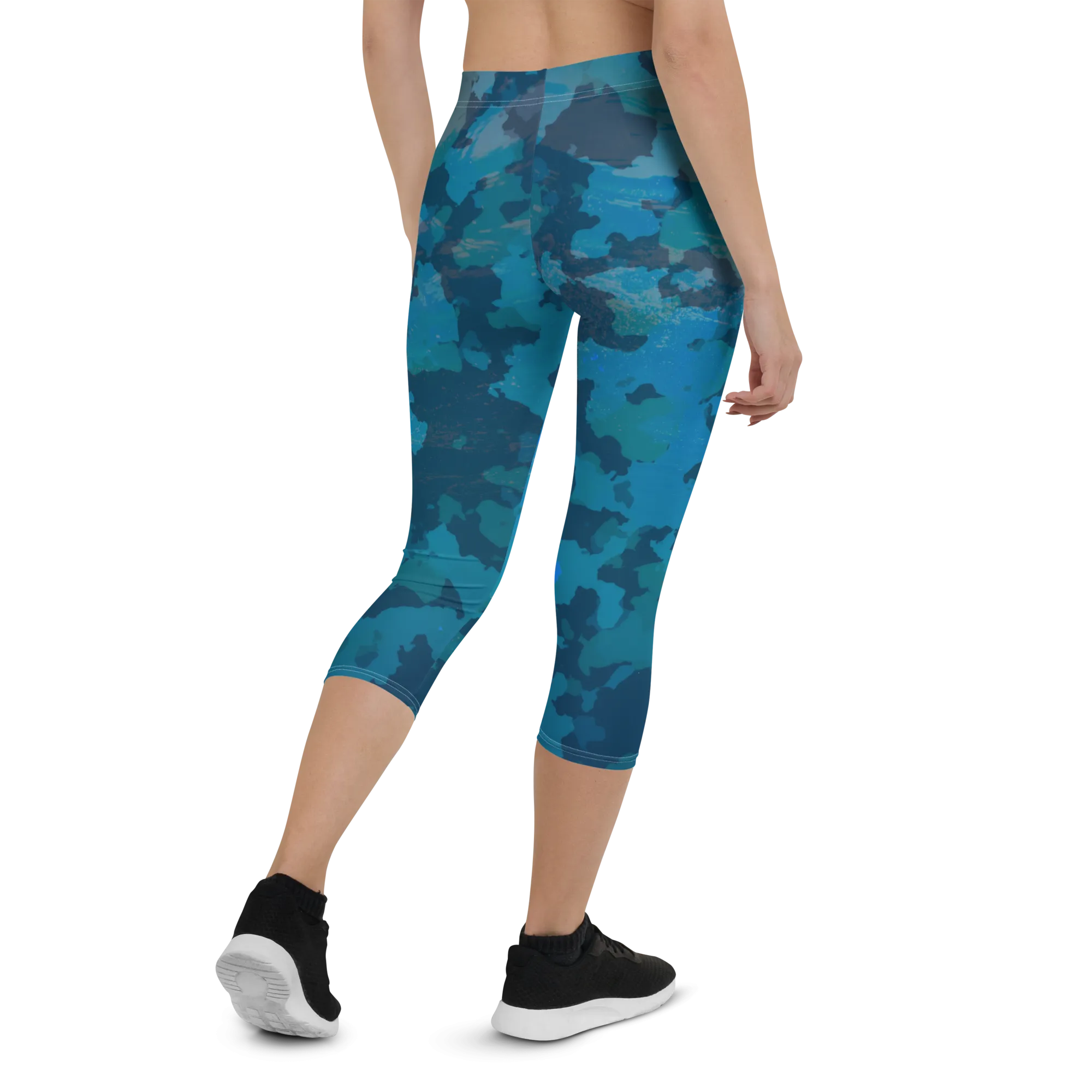 Women's CoastFlex Ocean Camo Capri Leggings