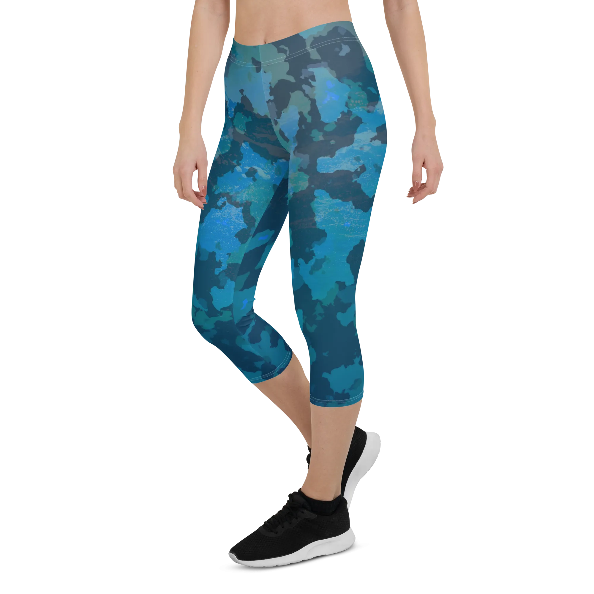 Women's CoastFlex Ocean Camo Capri Leggings