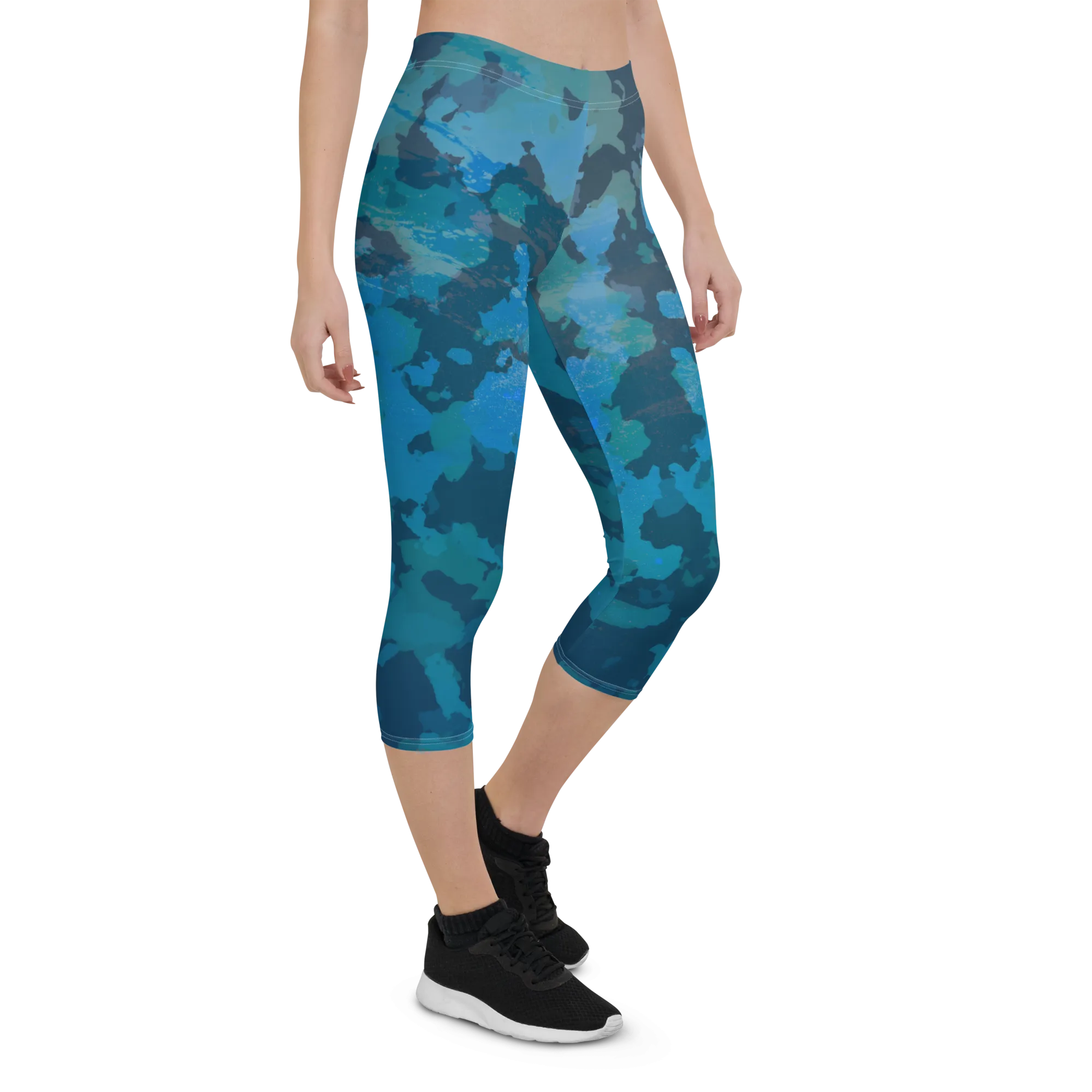 Women's CoastFlex Ocean Camo Capri Leggings