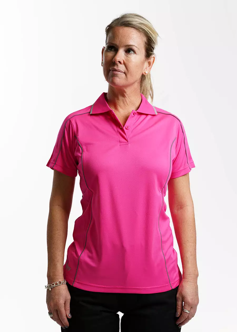 Women's cool mesh polo shirt