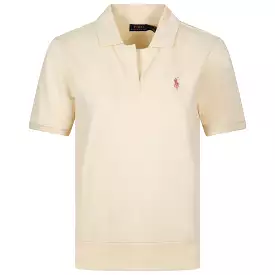 Womens Jersey Polo Shirt Chic Cream - 2024