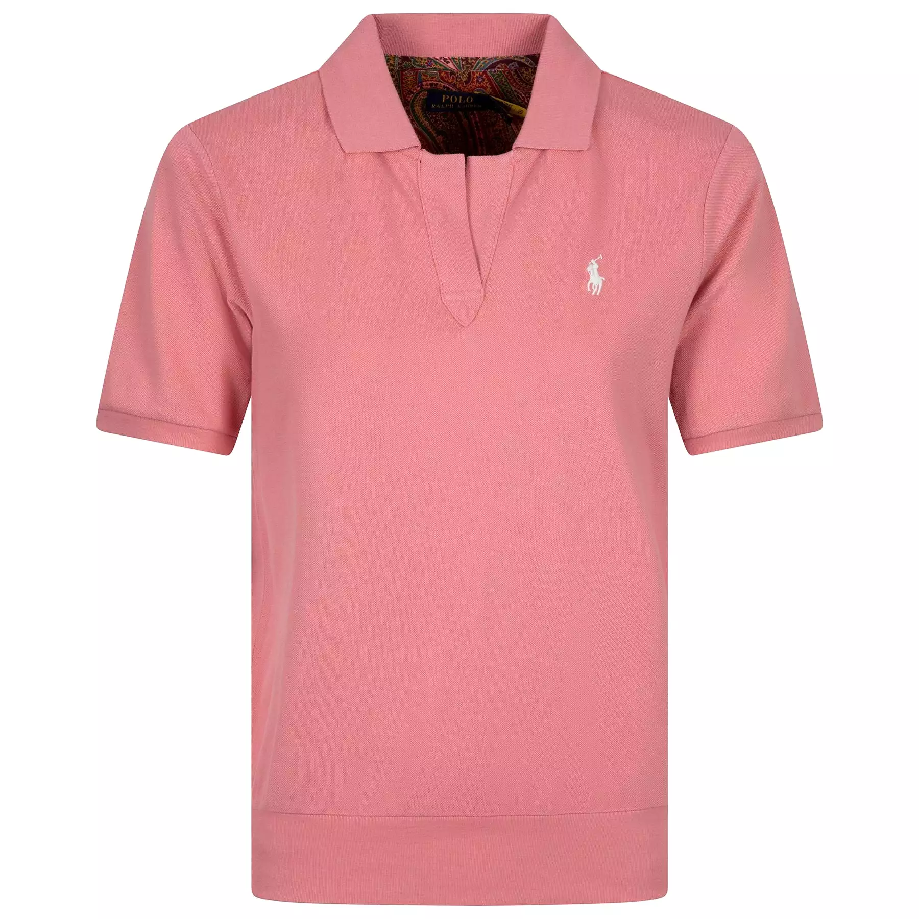 Womens Jersey Polo Shirt Desert Rose - 2024