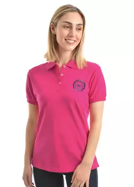 Women's Wrangler Tina Shortsleeve Polo - Fuschia